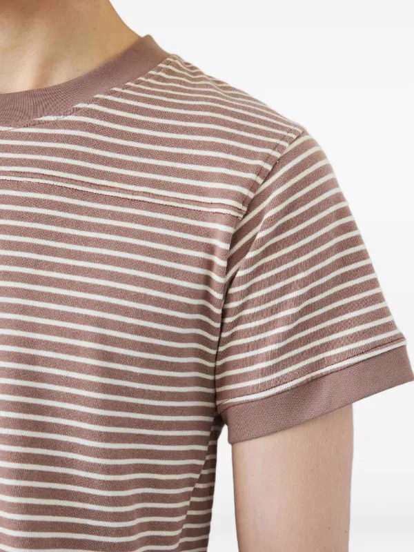 【関税込み】Carter Young Tシャツ Carter Young Striped T-shirt | Neutrals | FARFETCH GE