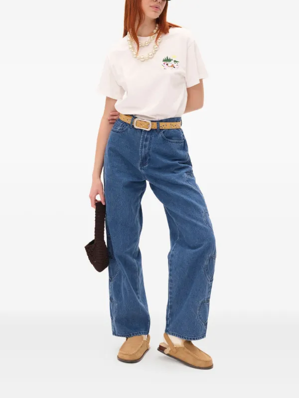 【関税込み】Carne Bollente ブルー Country Crush ジーンズ CARNE BOLLENTE Country Crush ジーンズ | ブルー | FARFETCH JP