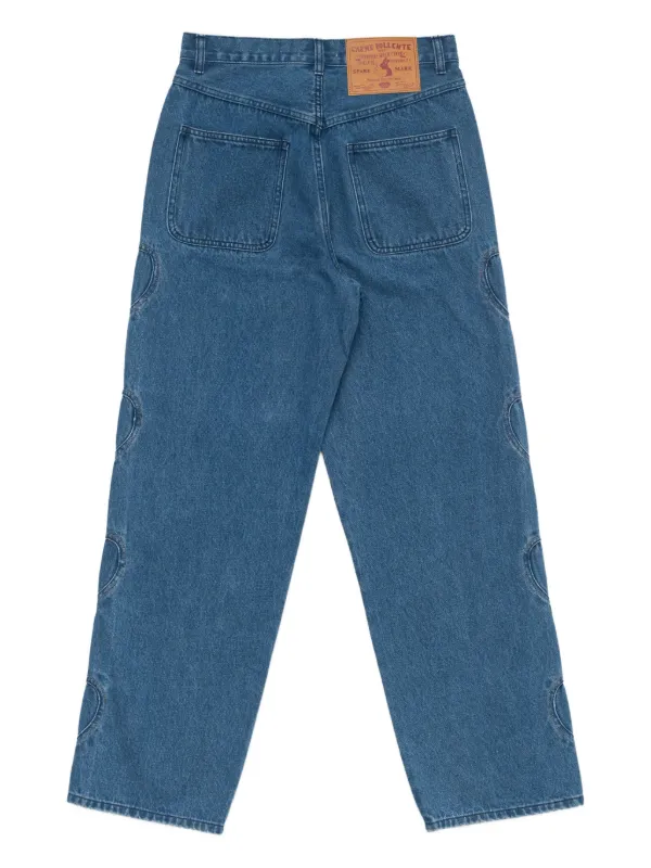 【関税込み】Carne Bollente ブルー Country Crush ジーンズ CARNE BOLLENTE Country Crush ジーンズ | ブルー | FARFETCH JP