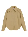 HERSKIND oversized collar button-up shirt - Neutrals