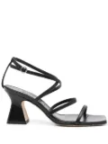 Aeyde 75mm Edda sandals - Black