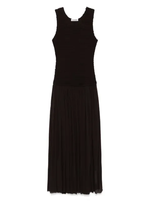 Jil Sander pleated maxi dress 