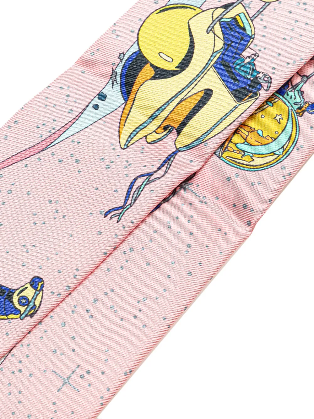Hermès Pre-Owned foulard Space Derby Twilly en soie (2000-2024) | Image 2