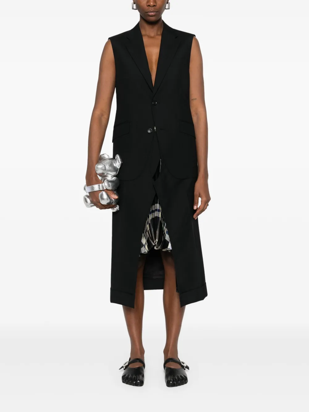 Junya Watanabe Mouwloze jas Zwart