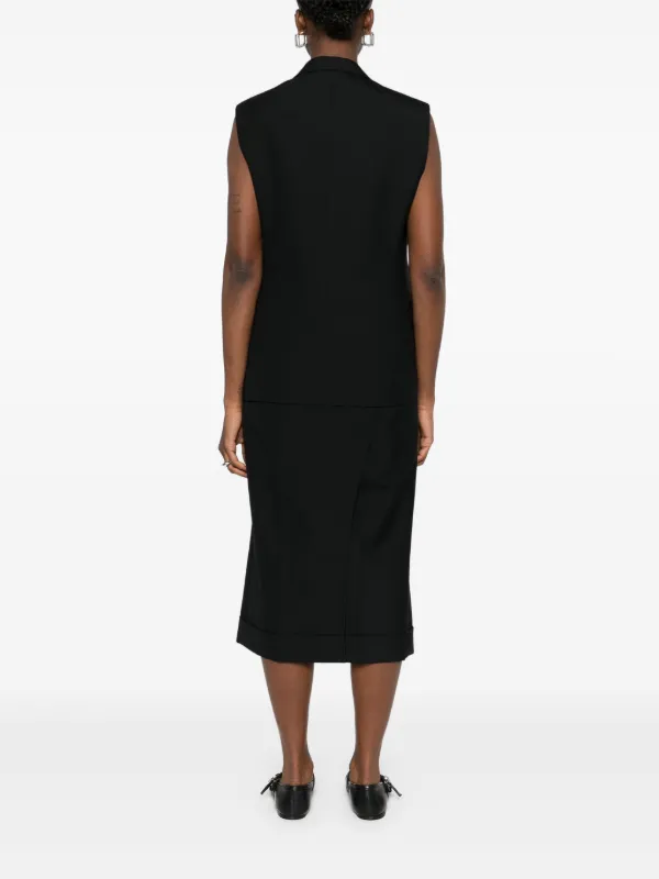 Junya Watanabe Sleeveless Coat | Black | FARFETCH ZA