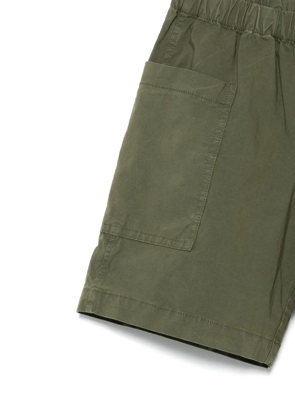 Shop Il Gufo Elasticated-waistband Shorts In Green