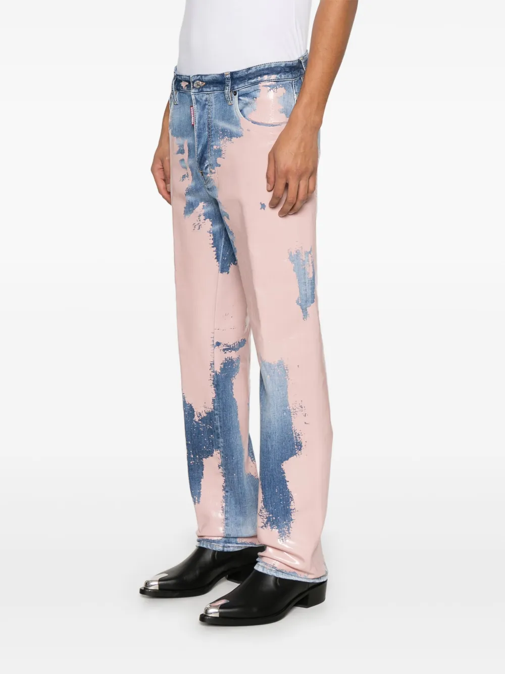 DSQUARED2 PAINT-SPLATTER JEANS