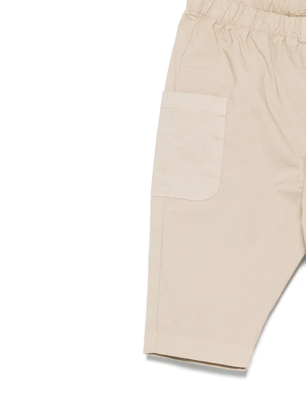 TEDDY & MINOU Broek met elastische taille Beige
