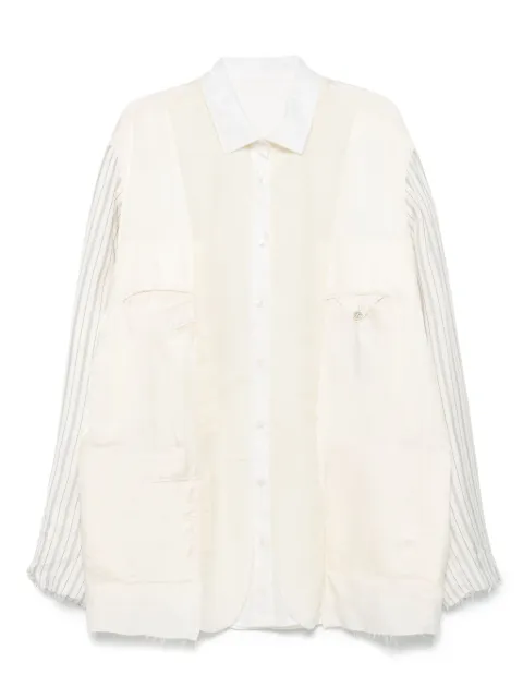 Maison Margiela panelled shirt jacket
