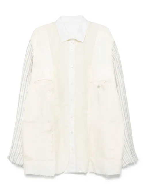 Surchemise à empiècements - Maison Margiela - Modalova