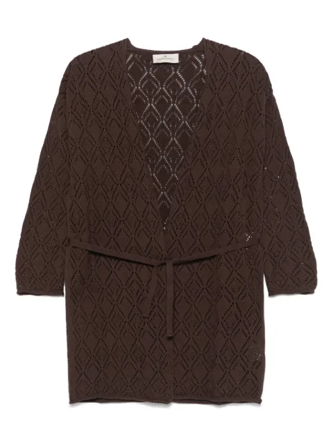 Bruno Manetti pointelle-knit cardigan