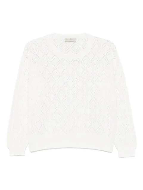 Bruno Manetti pointelle-knit sweater