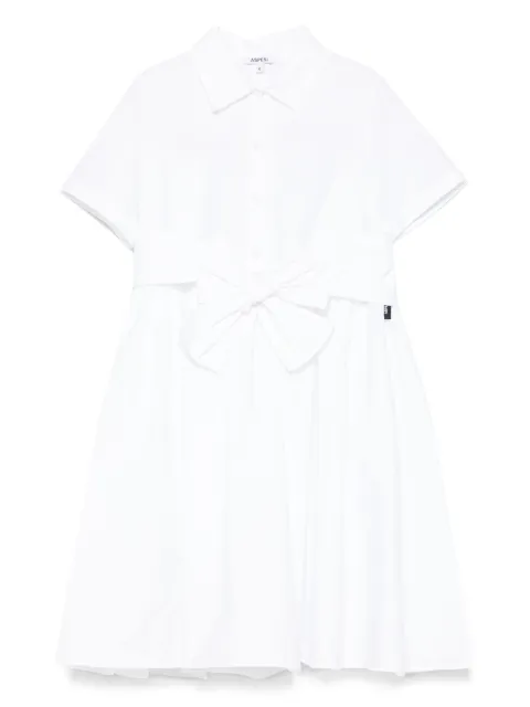 Aspesi Kids vestido con detalle de moño