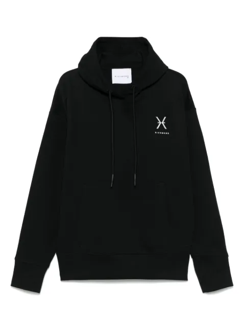 John Richmond hoodie con parche del logo