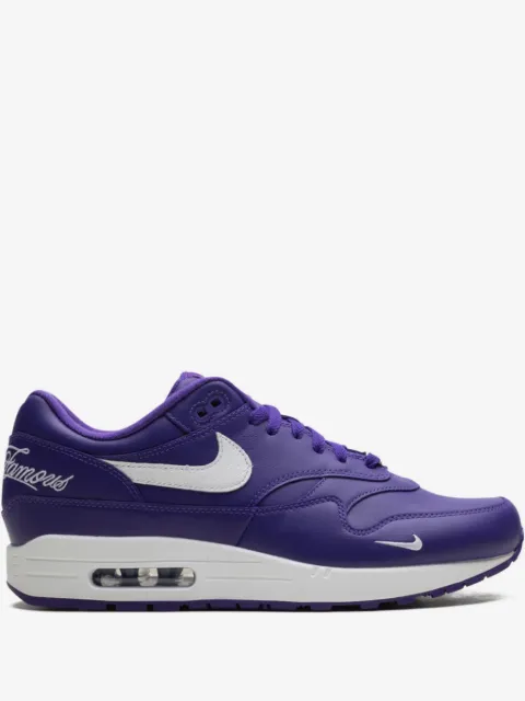 Nike Tênis Air Max 1 '87 SP "Varsity Purple/White" x Supreme