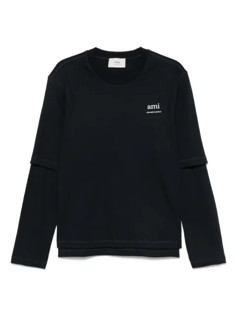 AMI Paris logo-print T-shirt