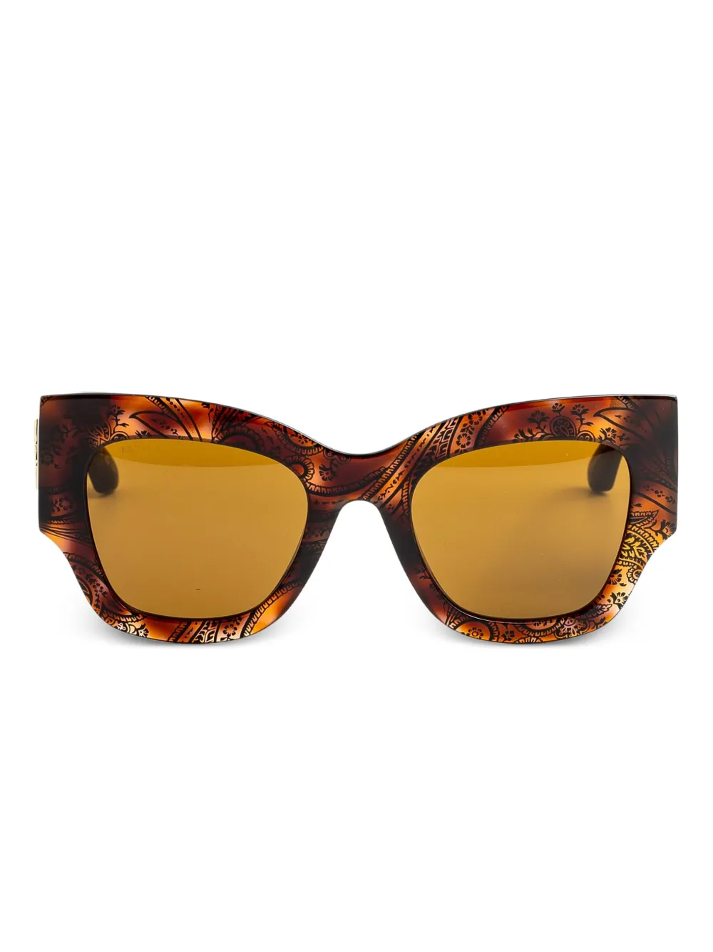 ETRO cat-eye frame sunglasses - Marrone