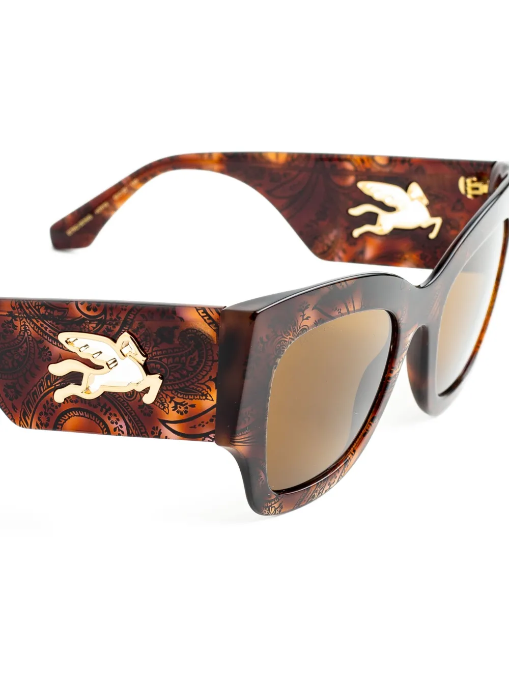 ETRO Zonnebril met cat-eye montuur Bruin