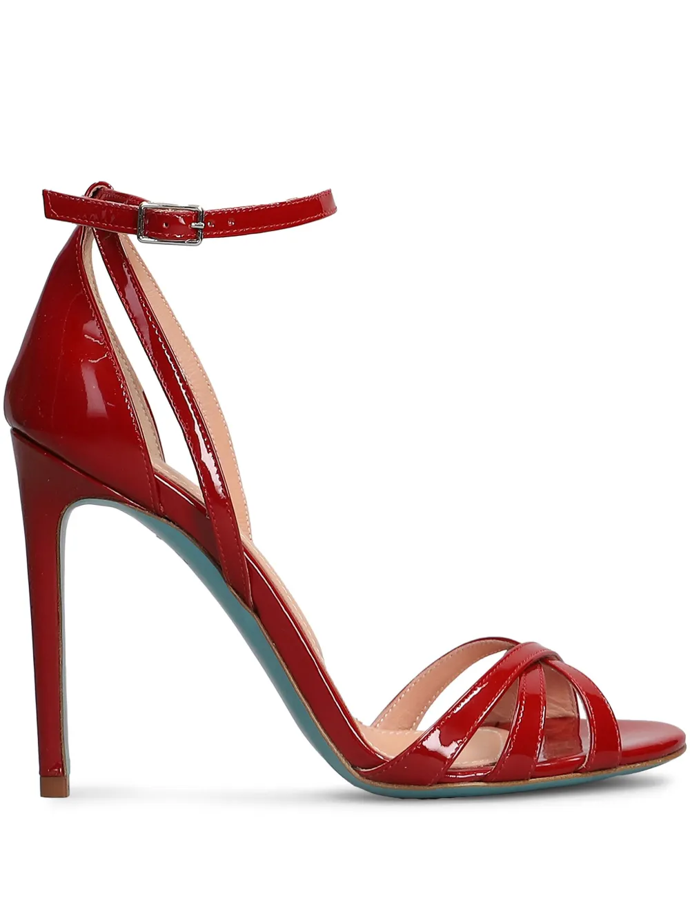 Fratelli Russo 110mm leather sandals Red