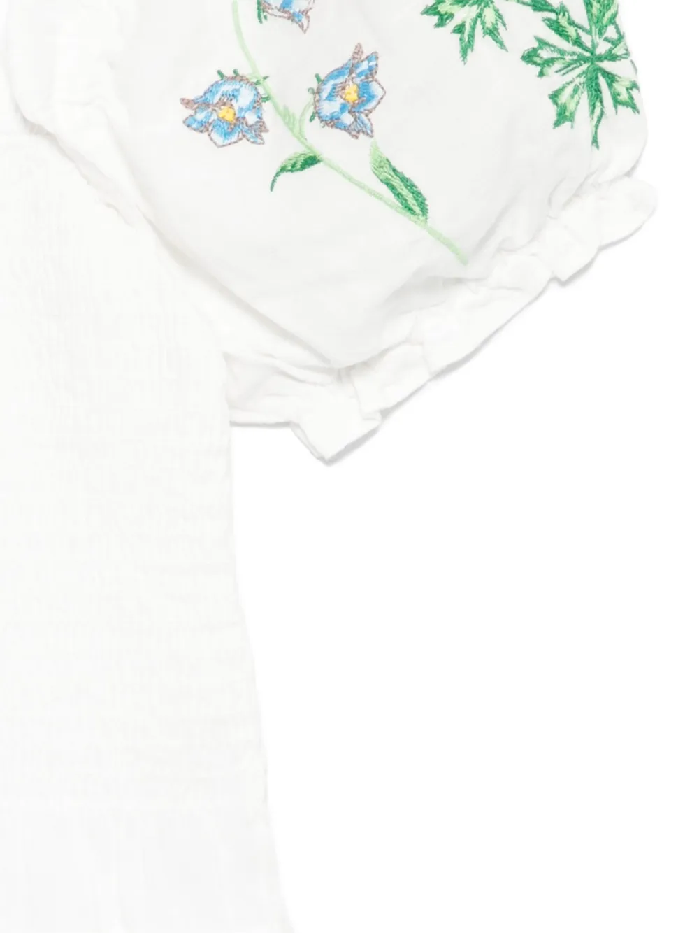 Stella McCartney Kids Top met borduurwerk Wit
