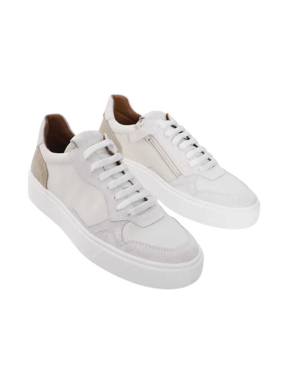 Eleventy leather sneakers - Wit