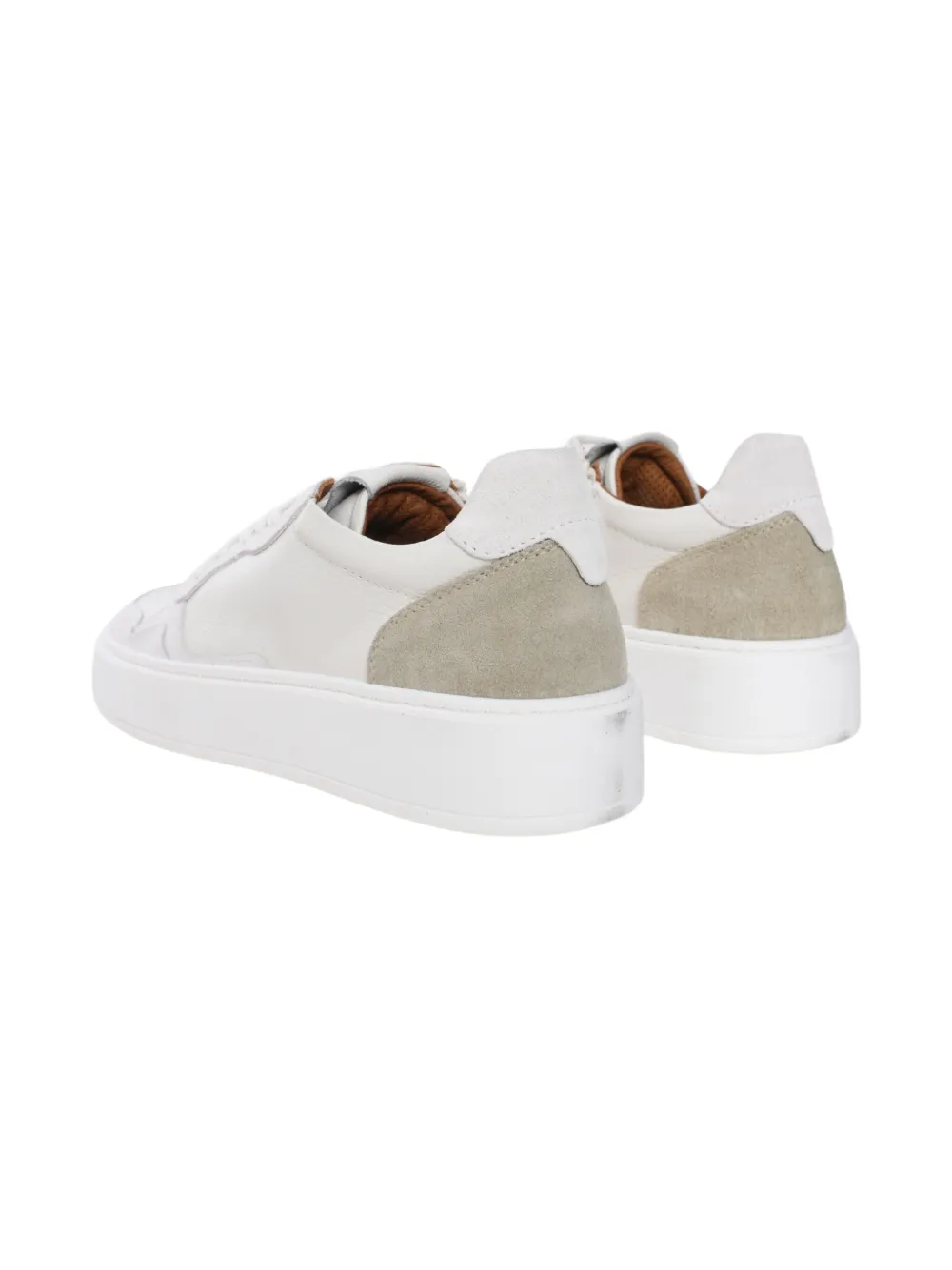Eleventy leather sneakers White