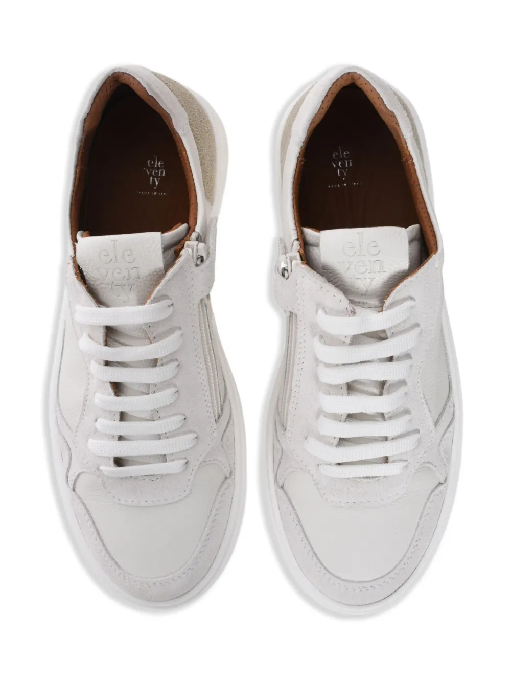 Eleventy Leren sneakers Wit