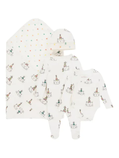 Stella McCartney Kids set de pelele con estampado gráfico