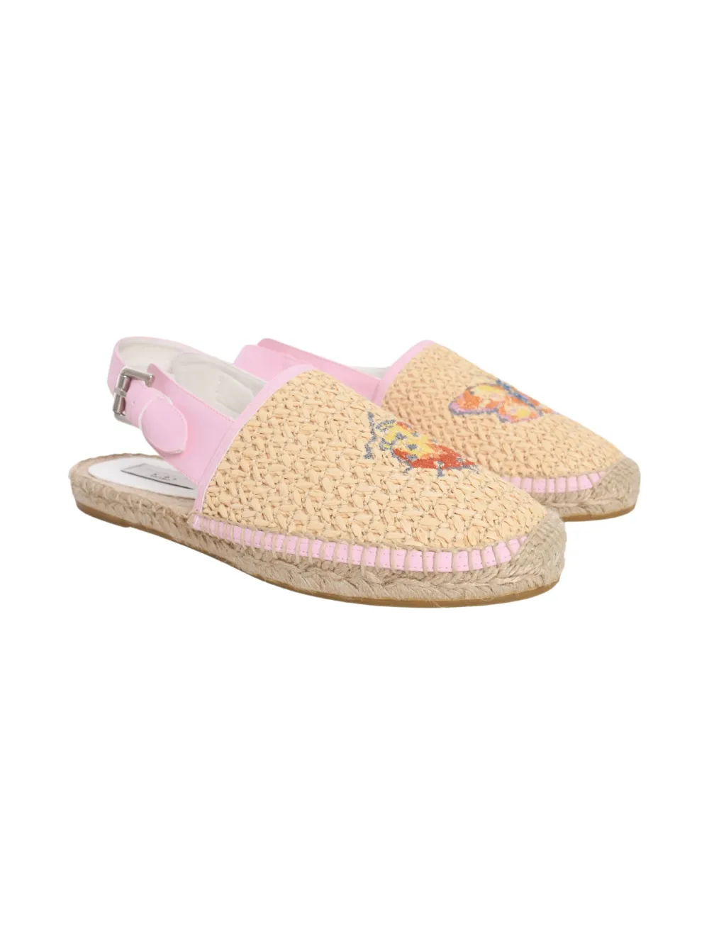 Stella McCartney Kids graphic-print espadrilles Neutrals