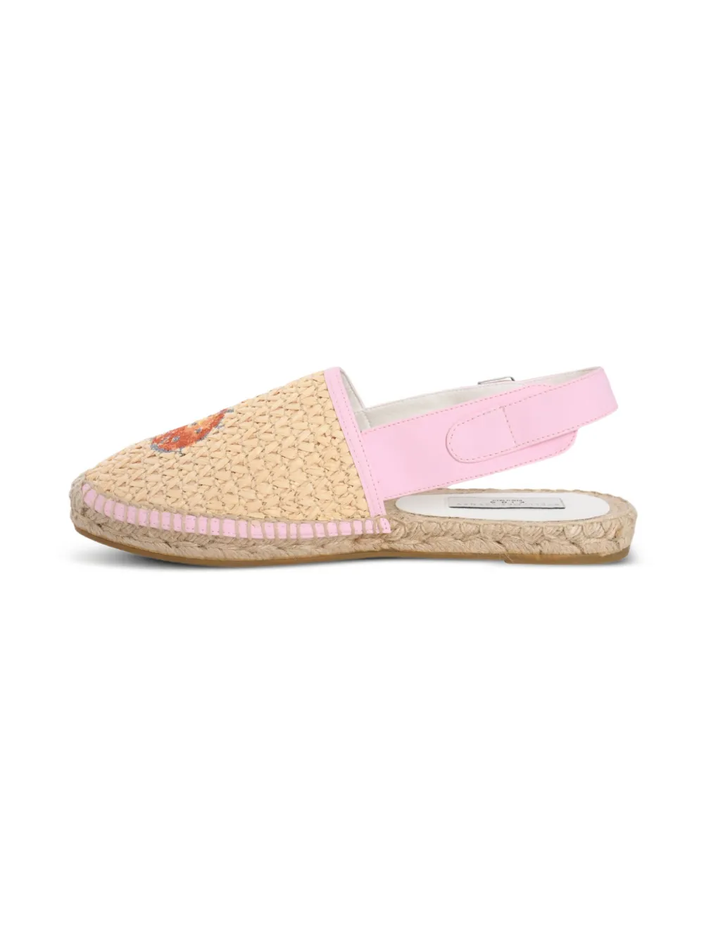 Stella McCartney Kids graphic-print espadrilles Neutrals