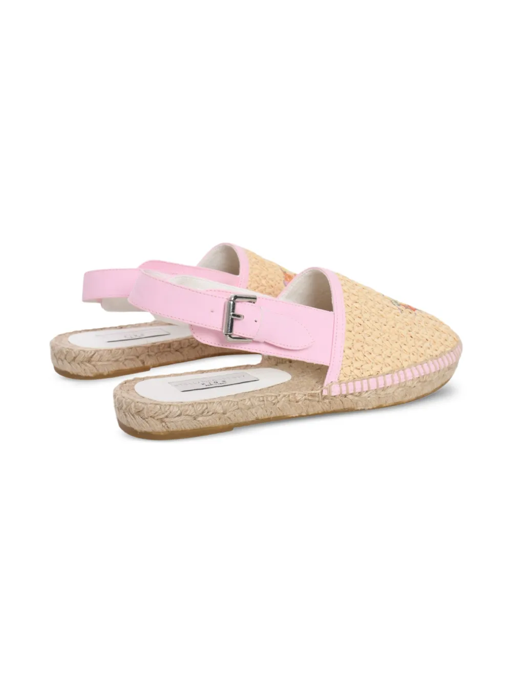 Stella McCartney Kids graphic-print espadrilles Neutrals