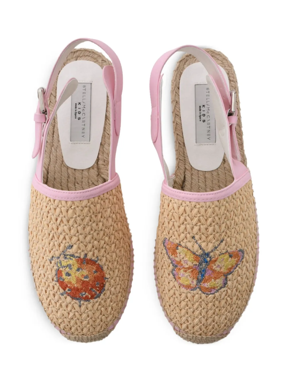 Stella McCartney Kids graphic-print espadrilles Neutrals