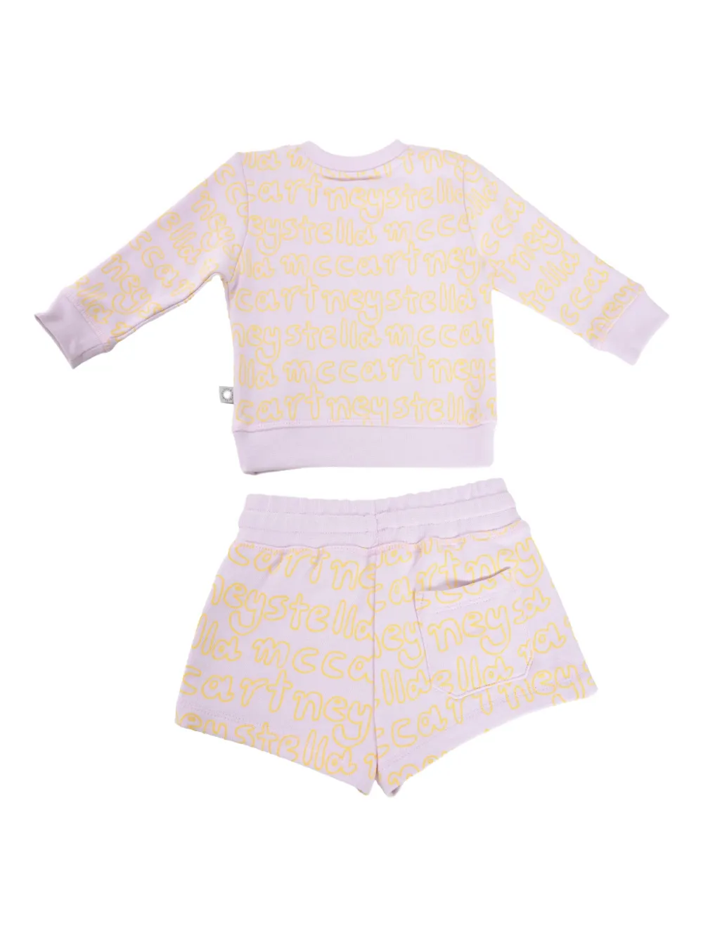 Stella McCartney Kids logo-print shorts set Roze