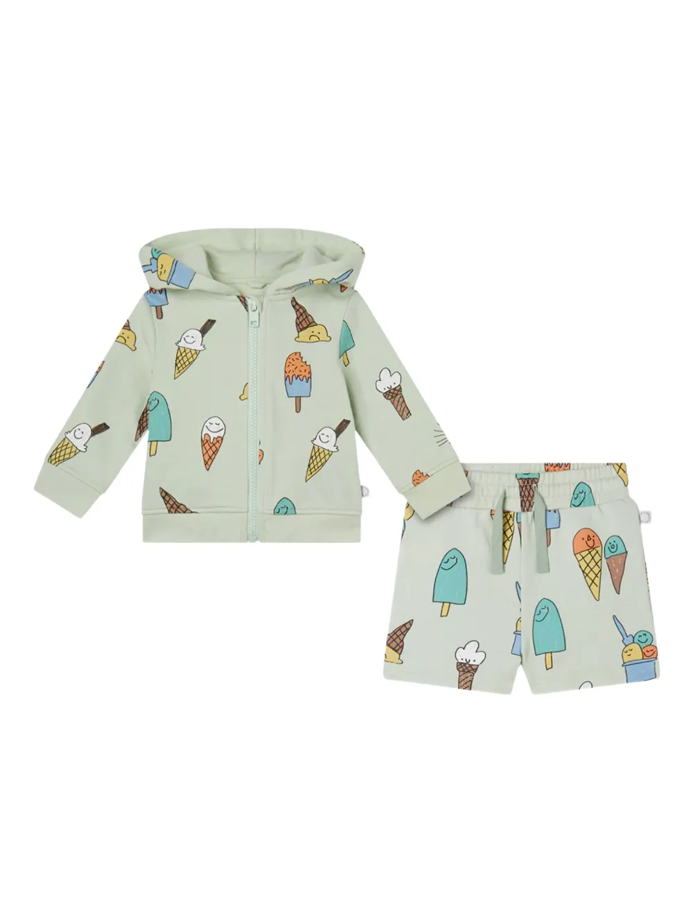 Stella McCartney Kids Trainingspak met ijsjesprint Grijs