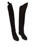Maison Skorpios Stefania over-the-knee suede boots - Brown