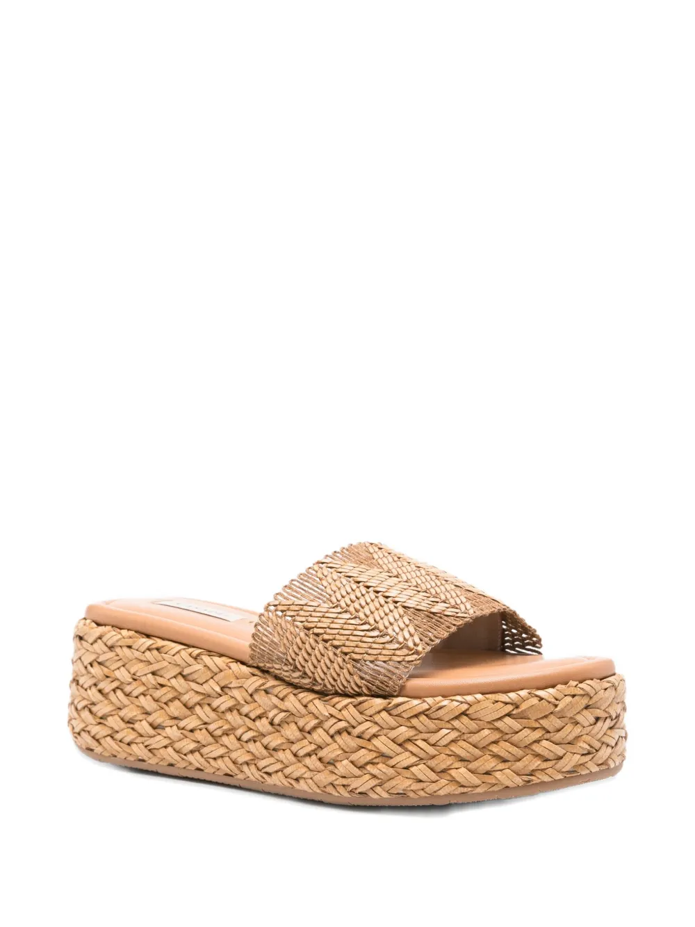 Casadei woven platform heeled mules | Heeled Mules | Image 2