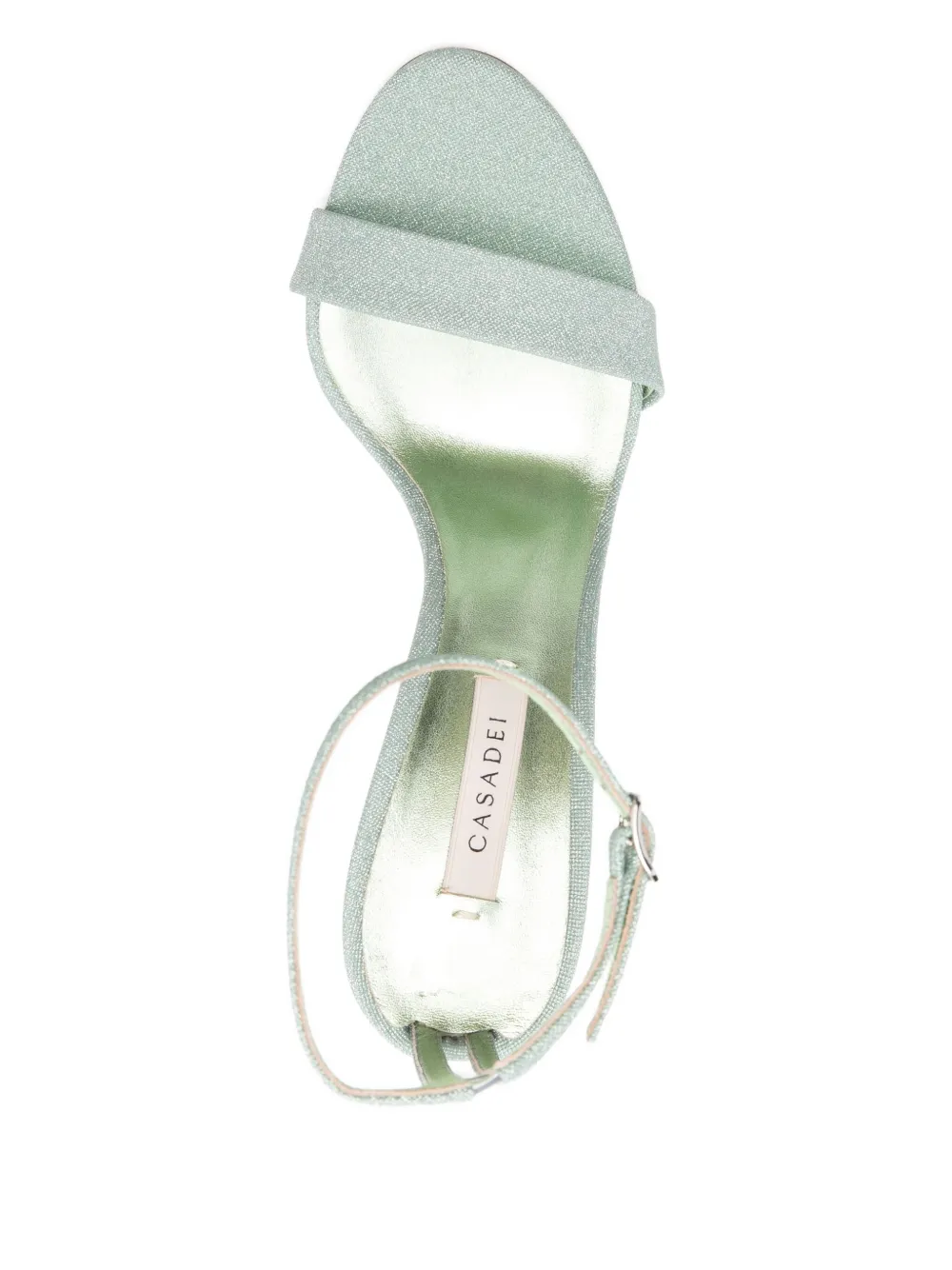 Casadei 100mm Marta Solar Eclipse stiletto sandals Groen