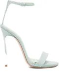 Casadei 100mm Marta Solar Eclipse stiletto sandals - Green