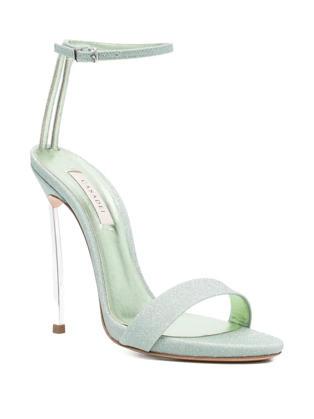 Casadei 100mm Marta Solar Eclipse stiletto sandals Groen