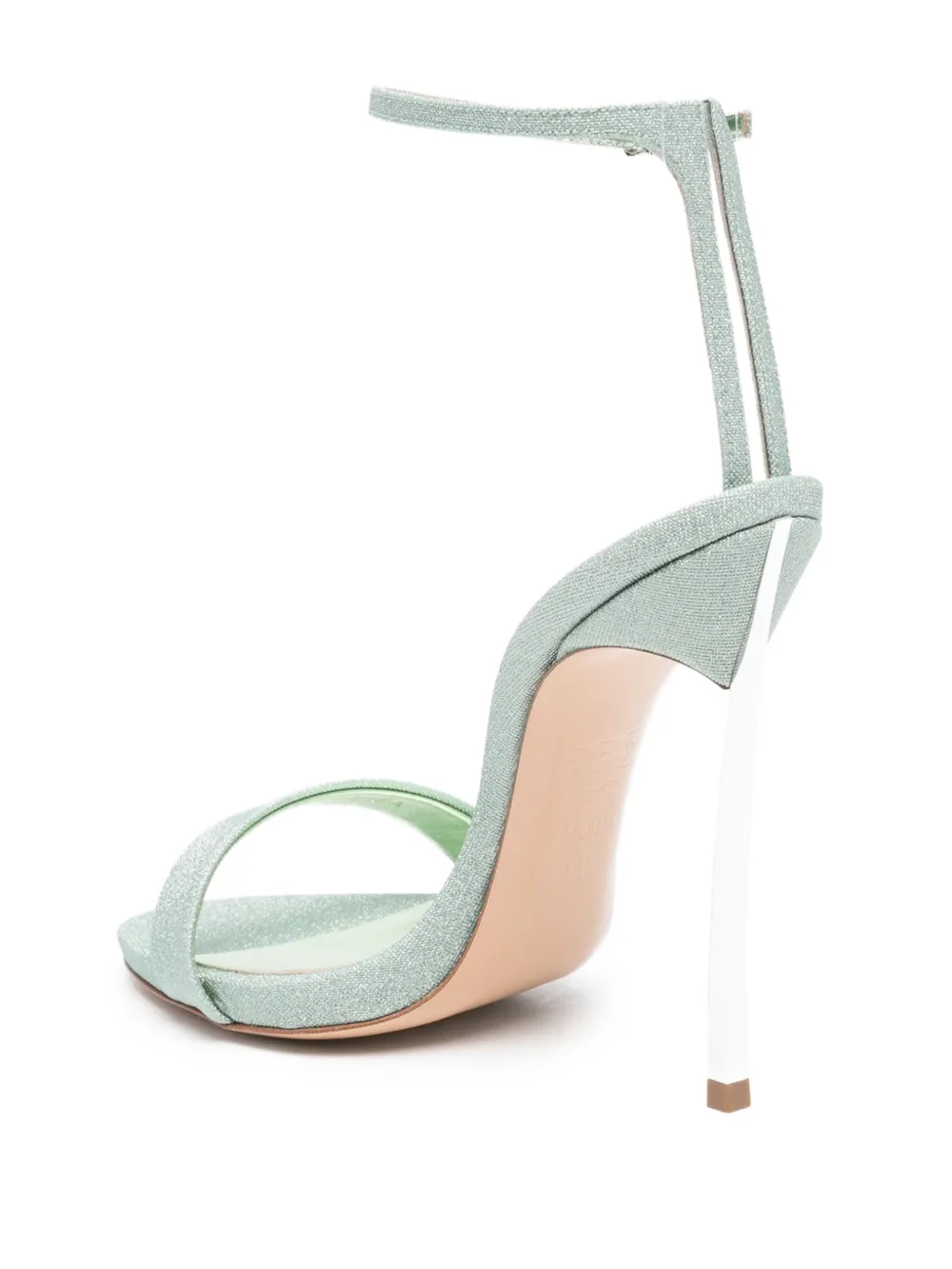 Casadei 100mm Marta Solar Eclipse stiletto sandals Groen
