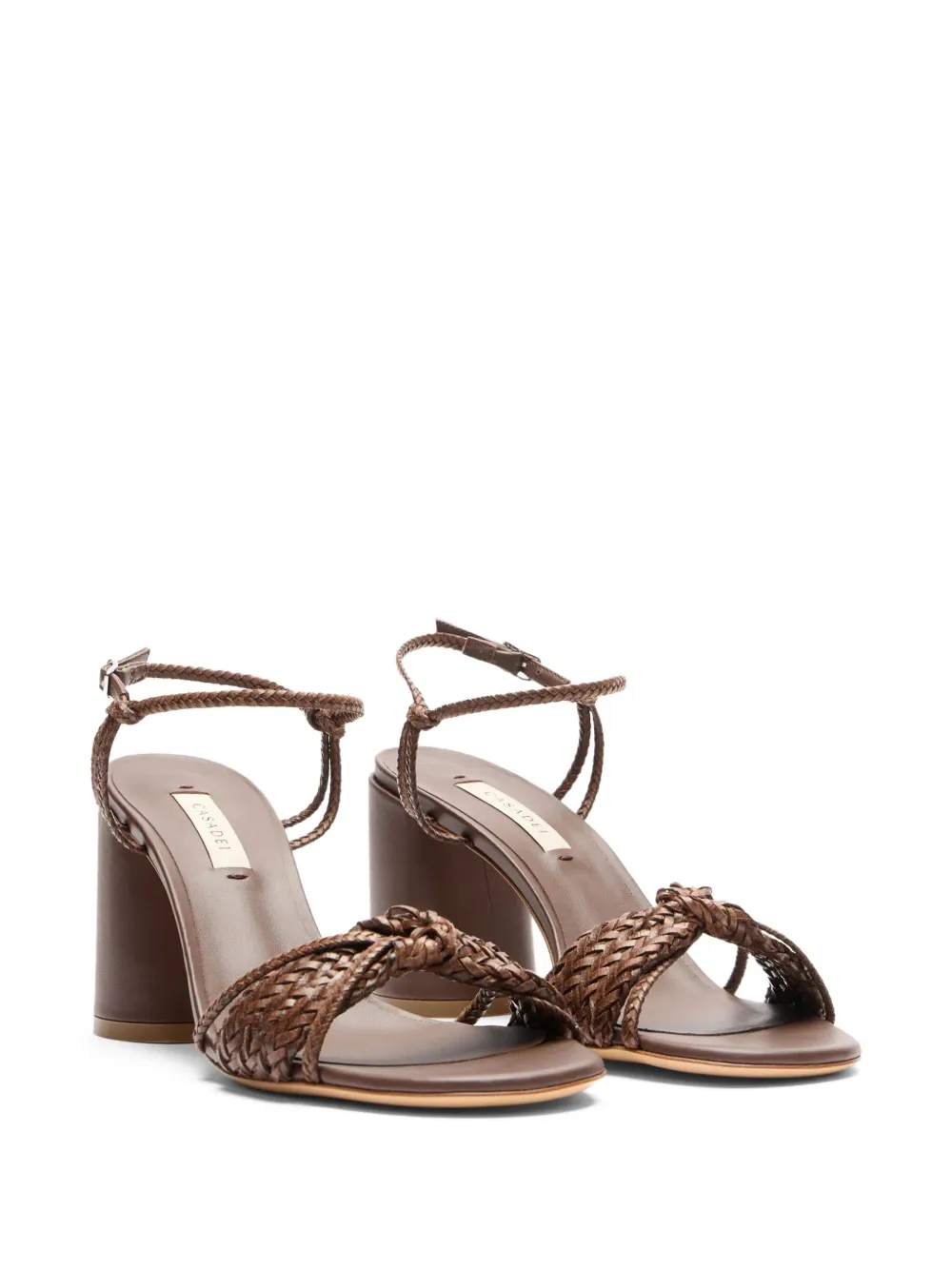 Casadei Cleo braided-strap heeled sandals | Heeled Sandals | Image 2