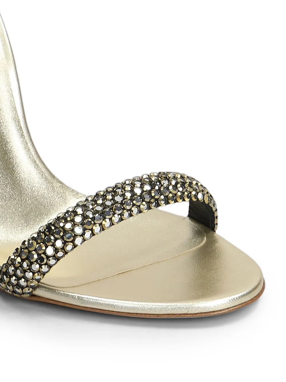 Casadei Julia Olimpo Sandals In Gold Leather In Gold