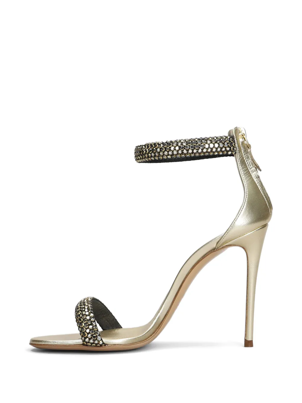 Casadei Julia Olimpo Sandals In Gold Leather In Gold