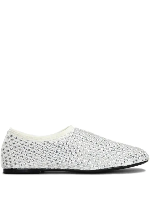 strategia shoes flats con detalles de cristal