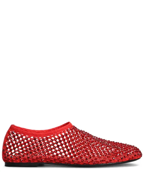 strategia shoes flats con detalles de cristal