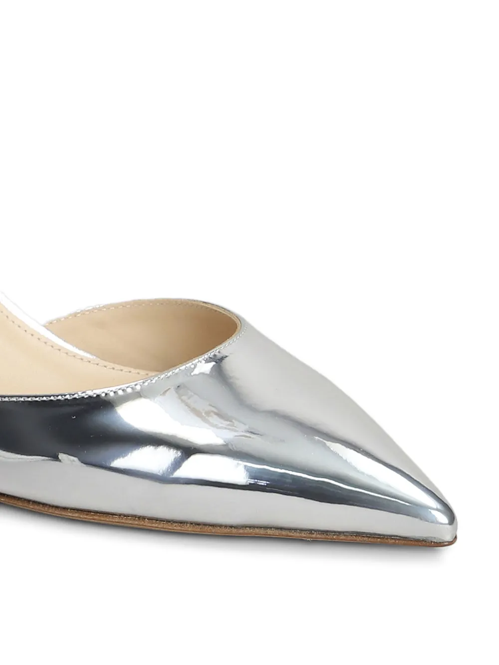 Fabio Rusconi 60mm leather pumps Grey