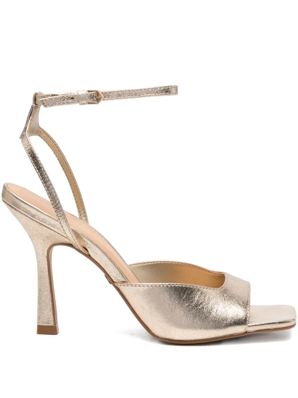 CARRANO ankle-strap square-toe sandals | Gold | Image 1