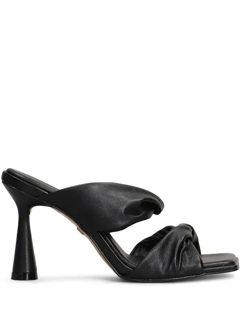CARRANO mules en cuir 100 mm - Noir - CARRANO - Modalova
