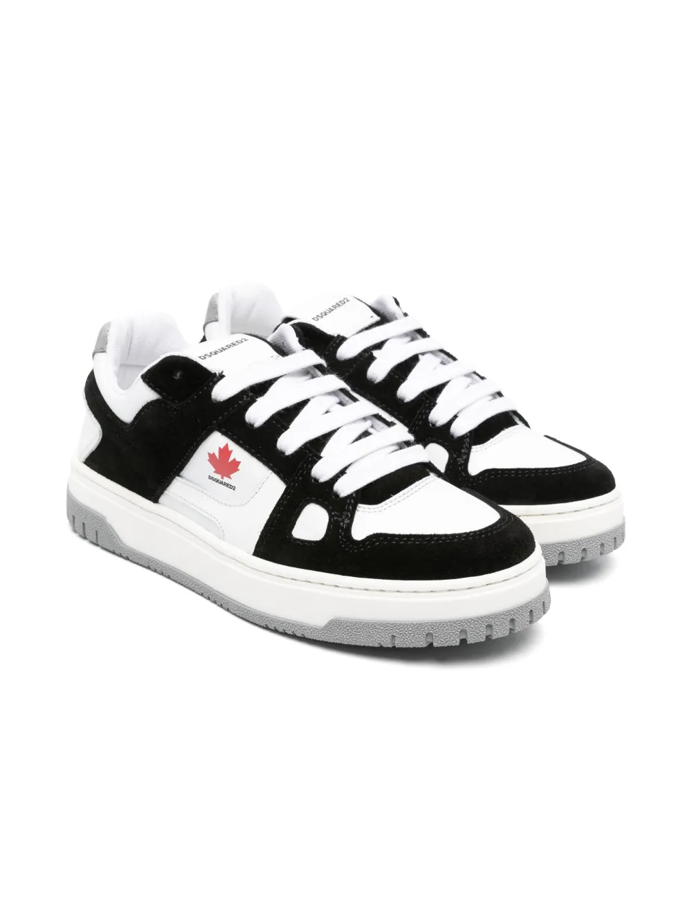 DSQUARED2 KIDS leather sneakers - ホワイト DSQUARED2 KIDS leather sneakers - ホワイト