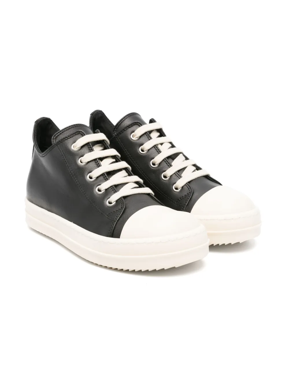 Rick Owens Kids leather sneakers Black
